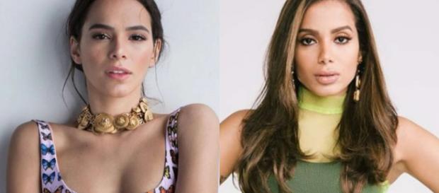 Bruna Marquezine e Anitta (Foto: Reprodução) Bruna Marquezine e Anitta (Foto: Reprodução)