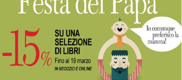 Festa del papà: sconcerto la campagna pubblicitaria della Feltrinelli Festa del papà: sconcerto la campagna pubblicitaria della Feltrinelli