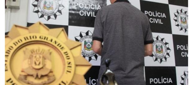 O homem foi preso pela Polícia Civil. (Foto: Divulgação/Diego da Rosa) O homem foi preso pela Polícia Civil. (Foto: Divulgação/Diego da Rosa)