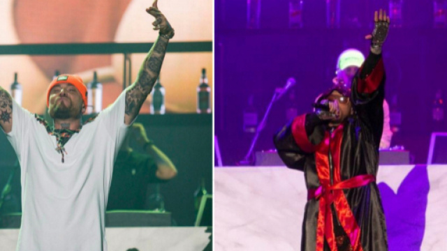 Gué Pequeno durante il live al Forum di Milano