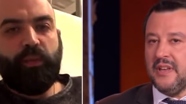 Saviano-Salvini, ancora parole forti tra i due