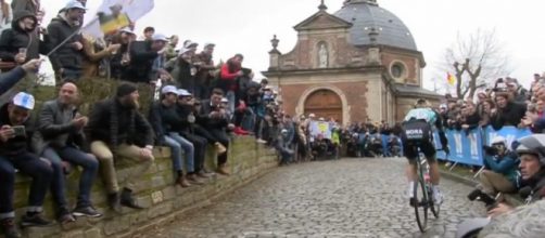 Daniel Oss sul Muro di Grammont