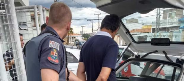 Homem foi preso em seu trabalho. (Crédito: Divulgação/ Polícia Militar) Homem foi preso em seu trabalho. (Crédito: Divulgação/ Polícia Militar)