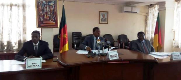 Le Ministre de l'Administration Territorialme Paul Atanga Nji lors de la 32 e session du Hadj (c) Yahaya Idrissou Le Ministre de l'Administration Territorialme Paul Atanga Nji lors de la 32 e session du Hadj (c) Yahaya Idrissou