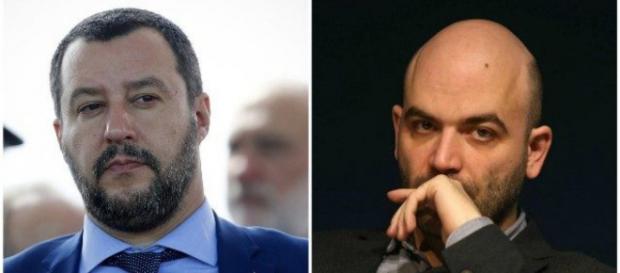 Lo scontro tra Matteo Salvini e Roberto Saviano prosegue in tribunale Lo scontro tra Matteo Salvini e Roberto Saviano prosegue in tribunale