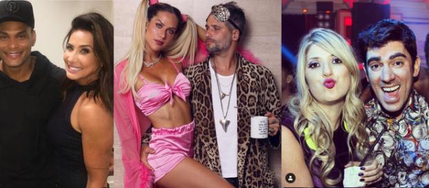 Tony e Scheila Carvalho, Gio Ewbank e Bruno Gagliasso, Dani e Marcelo Adnet. (Reprodução/Instagram Montagem/Telma Myrbach) Tony e Scheila Carvalho, Gio Ewbank e Bruno Gagliasso, Dani e Marcelo Adnet. (Reprodução/Instagram Montagem/Telma Myrbach)
