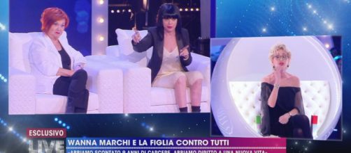 Live, non è la D'Urso, caos in studio per Wanna Marchi e la figlia Stefania