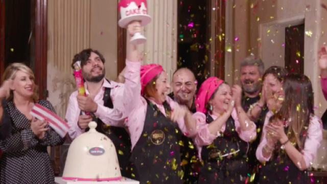 Daniela, vincitrice con la Pasticceria Nappo di Cake Star - Modena (credit: Real Time Tv)
