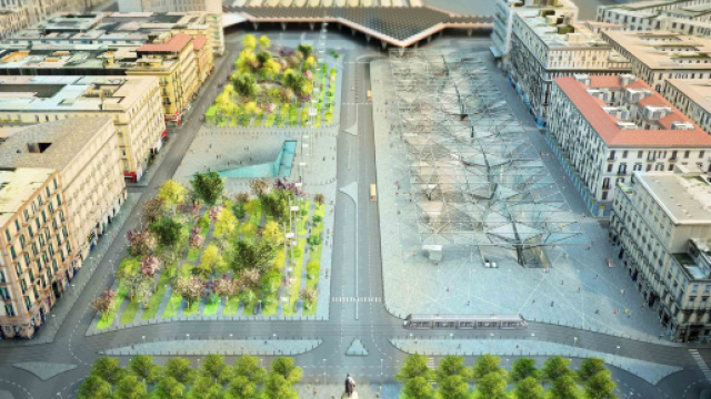 La nuova piazza Garibaldi di Napoli