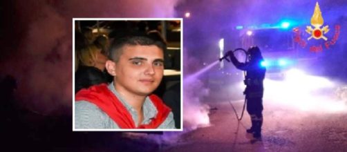 Tragedia nella notte, 23enne muore intrappolato nella sua auto in fiamme nel Casertano - Foto Internapoli