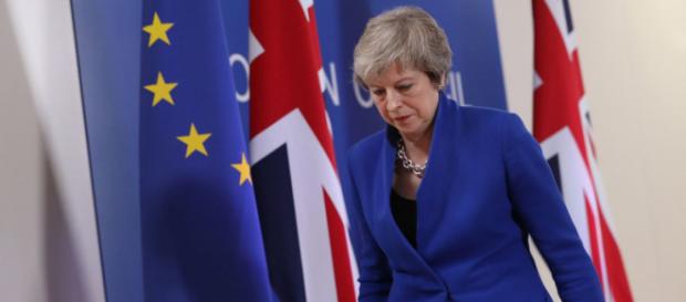 La prima ministra britannica Theresa May La prima ministra britannica Theresa May