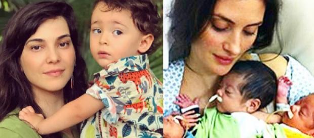 Taina Muller e Fiorentino tiveram partos prematuros (Reprodução Instgram/@tainamuller/@isabellafiorentino) Taina Muller e Fiorentino tiveram partos prematuros (Reprodução Instgram/@tainamuller/@isabellafiorentino)