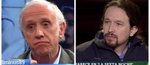 Eduardo Inda y Pablo Iglesias en imagen