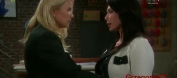 Brooke is shocked by what Taylor tells her. (Image Source:Gregorez-YouTube.) Brooke is shocked by what Taylor tells her. (Image Source:Gregorez-YouTube.)