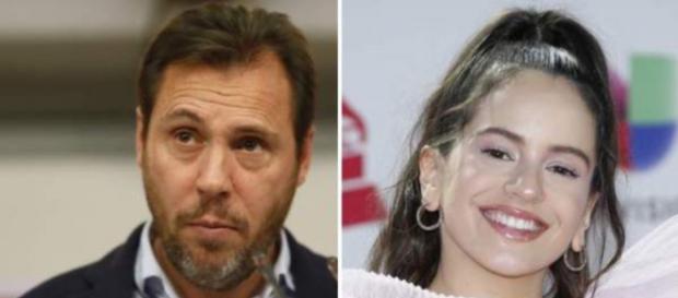 El alcalde del PSOE y Rosalía en imagen El alcalde del PSOE y Rosalía en imagen