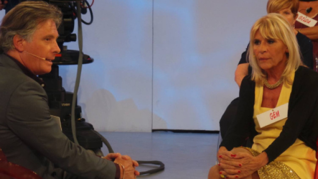 Giorgio Manetti e Gemma Galgani durante una puntata del Trono Over