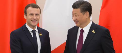 Emmanuel Macron a accueillit Xi Jinping lundi 25 mars à Paris.