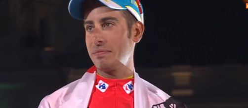 Fabio Aru sul podio della Vuelta Espana