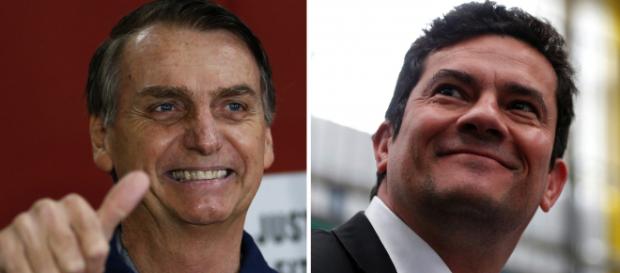 Bolsonaro publica post com elogios a Sergio Moro (Arquivo Blasting News) Bolsonaro publica post com elogios a Sergio Moro (Arquivo Blasting News)