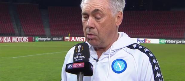 Carlo Ancelotti, allenatore del Napoli Carlo Ancelotti, allenatore del Napoli