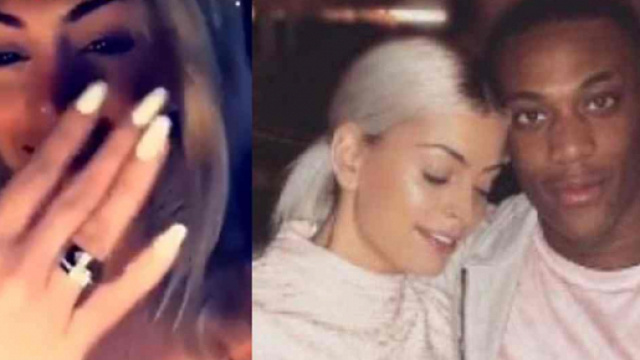 Anthony Martial demande Mélanie Da Cruz en mariage à Dubaï, et elle a dit oui.