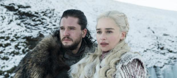 Jon Snow e Daenerys em cena de 'Game of Thrones'. (Divulgação/HBO) Jon Snow e Daenerys em cena de 'Game of Thrones'. (Divulgação/HBO)