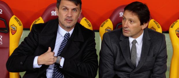 Leonardo e Maldini, dirigenti rossoneri Leonardo e Maldini, dirigenti rossoneri