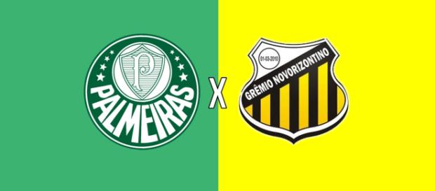 Palmeiras x Novorizontino ao vivo. (Reprodução/ Arte/ Diogo Marcondes) Palmeiras x Novorizontino ao vivo. (Reprodução/ Arte/ Diogo Marcondes)