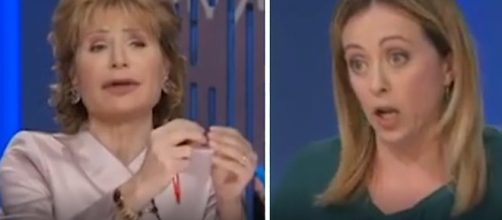 Meloni-Gruber, scintille in tv: 'Voi dite falsità', la giornalista reagisce male (VIDEO)