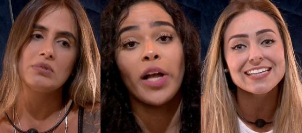 Carol, Paula e Elana (Reprodução/ GShow) Carol, Paula e Elana (Reprodução/ GShow)