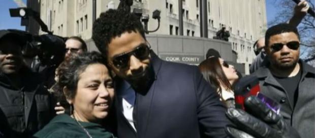 Jussie Smollett : (Image via FOX News/YouTube Screenshot) Jussie Smollett : (Image via FOX News/YouTube Screenshot)