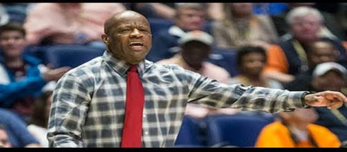 Mike Anderson looks good in red. - [WholeHogSports / YouTube screencap]