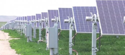 eNews: Idaho's first commercial solar farm. [Image source/Idaho Power YouTube video]
