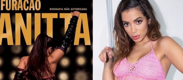 Anitta e sua biografia não autorizada. (Reprodução/Instagram/@LeoDias/@Anitta) Anitta e sua biografia não autorizada. (Reprodução/Instagram/@LeoDias/@Anitta)