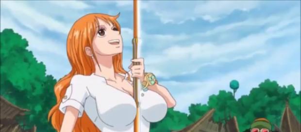 Nami usa su cuerpo para lograr escapar del ejercito de Kaido Nami usa su cuerpo para lograr escapar del ejercito de Kaido