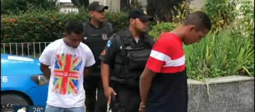 Presos mais dois suspeitos de abuso de menor em Itaguaí. (Reprodução/Rede Globo)