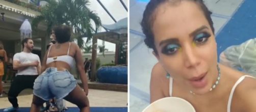 Anitta rebola muito e come comida vegana em festa de aniversário (Foto: Reprodução/Instagram/@Anitta)