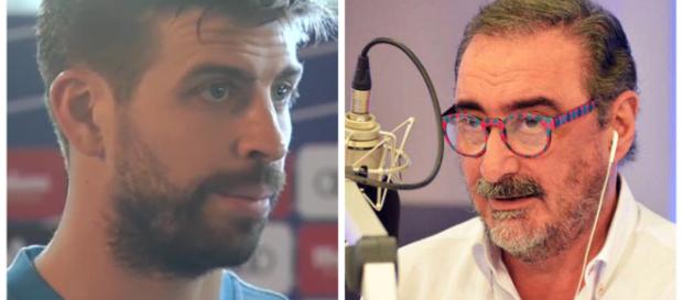 Piqué y Carlos Herrera en imagen Piqué y Carlos Herrera en imagen