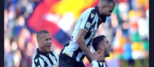 Serie A, Udinese-Genoa 2-0: gol di Okaka e capolavoro di Mandragora (foto Twitter).
