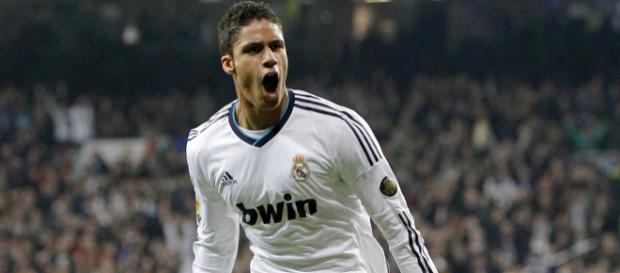 Varane, celebrando un gol con el Real Madrid Varane, celebrando un gol con el Real Madrid