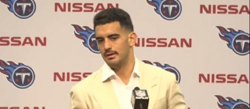 Mariota was the second overall pick by the Titans in 2015. - [Tennessee Titans / YouTube screencap]