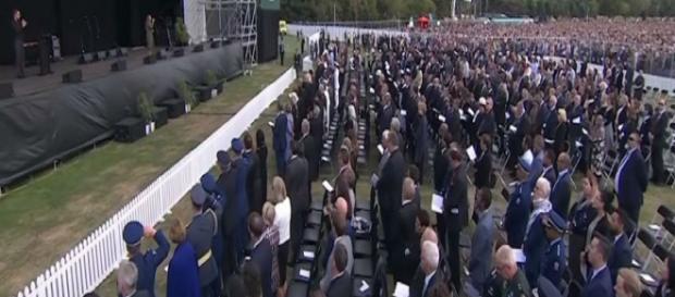 Yusuf Islam, Survivors and Leaders pay tribute at Christchurch memorial service by Guardian News/ Screenshot from YouTube video Yusuf Islam, Survivors and Leaders pay tribute at Christchurch memorial service by Guardian News/ Screenshot from YouTube video