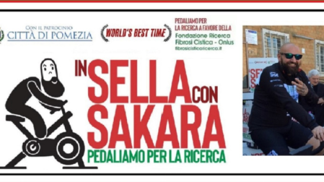 Fabio Sakara ha stabilito il nuovo record mondiale su BikeErg: 24 ore no-stop (circa 560 km). Raccolti fondi per la ricerca sulla Fibrosi Cistica