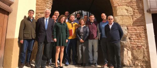 Miembros de Demòcrates Valencians durante el Consell Polític en Pego