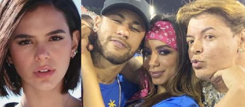 Anitta, Bruna Marquezine e Neymar em polêmica (Foto: Reprodução/ Instagram)