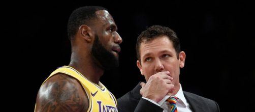 Luke Walton will "almost certainly" be fired after the Lakers' 2018-19 season, per NY Times. [Image via NBA/YouTube]