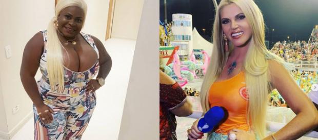 Jojo Todynho e Val Marchiori protagonizaram 'barraco' ao vivo. (Foto: Reprodução/Instagram) Jojo Todynho e Val Marchiori protagonizaram 'barraco' ao vivo. (Foto: Reprodução/Instagram)