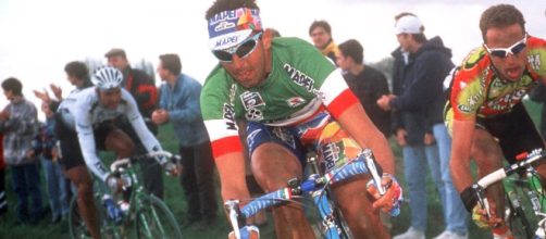 Andrea Tafi, vincitore della Roubaix nel 1999
