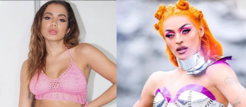 Pabllo Vittar e Anitta em nova polêmica. (Foto: Reprodução/Instagram)