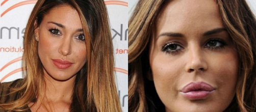 Nina Moric prima attacca Belen Rodriguez sui social, poi cancella i post.